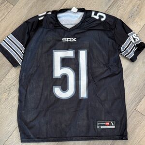 Black and White Sports Jersey